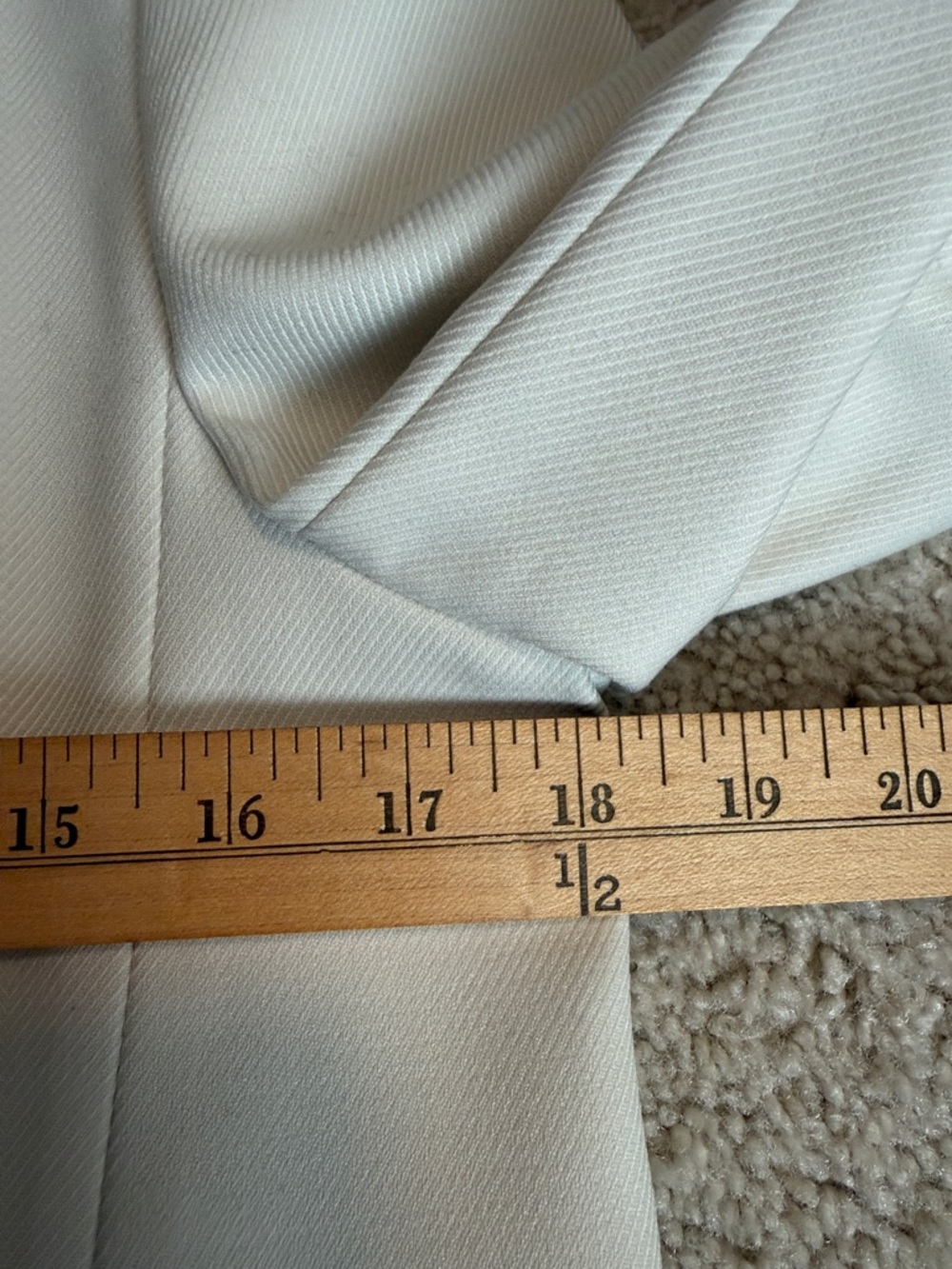 ME+EM Cropped Bound Edge Cream blazer with black piping trim | UK 10 US 6 - Picture 5 of 13
